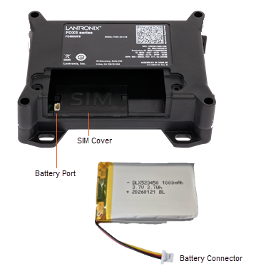 Connecting battery