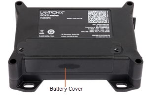 Placing battery cover