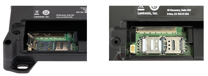 Placing SIM card