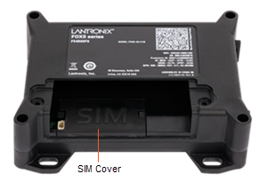 Placing SIM cover