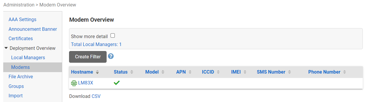 Modem Overview