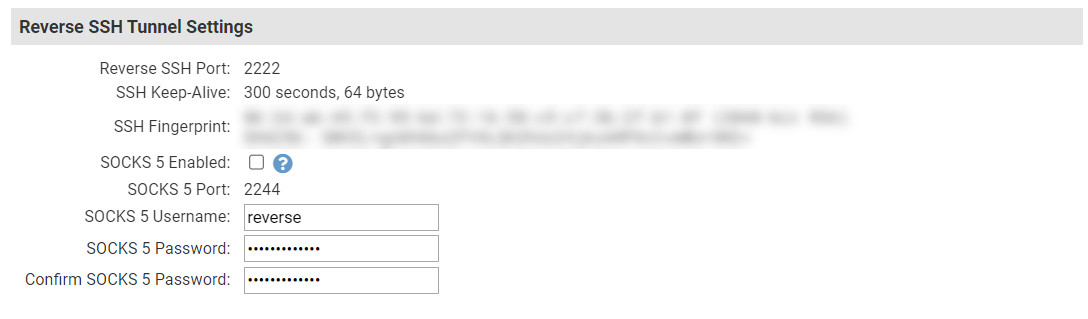 Lantronix Control Center Reverse SSH Settings