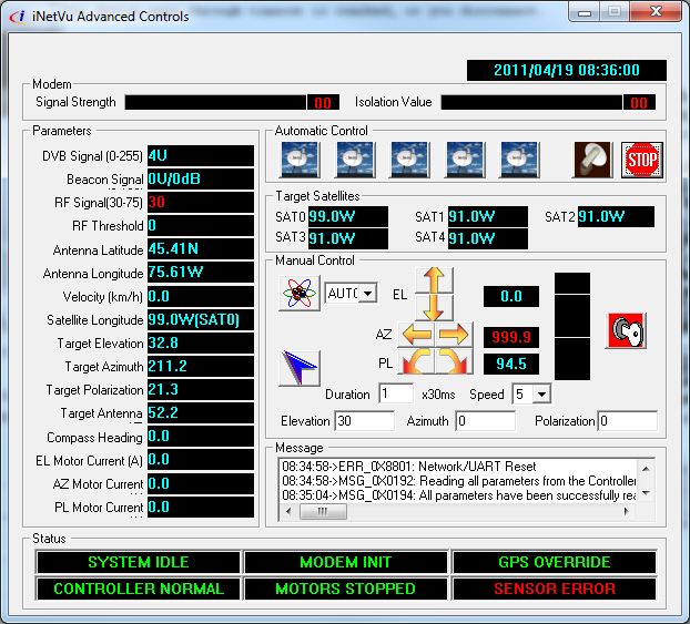 iNetVu Advanced Controls