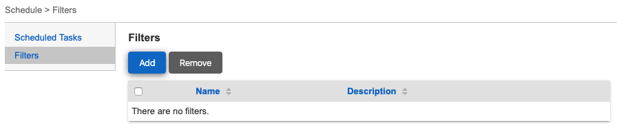Lantronix Control Center - Filters