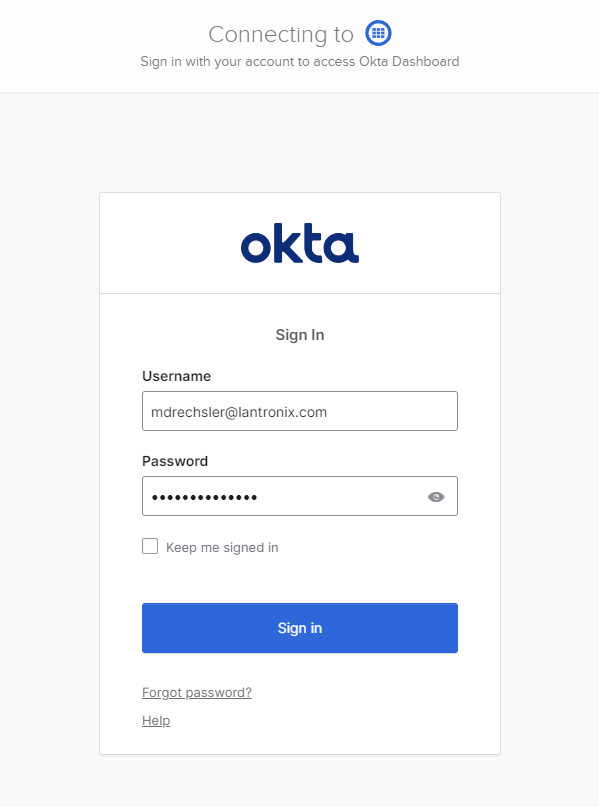 2FA with Okta