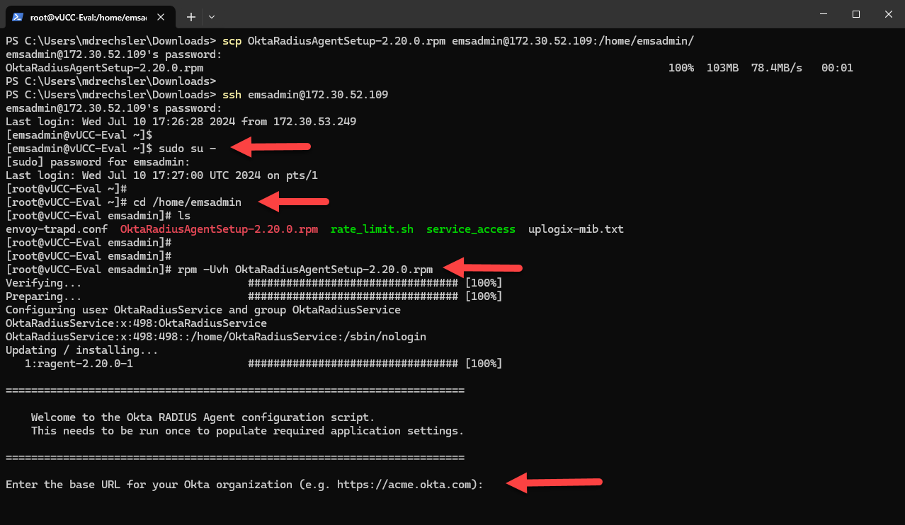 2FA with Okta CLI example