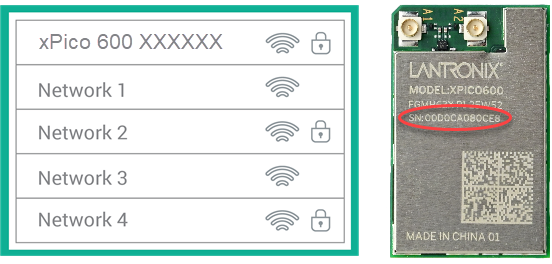 xPico Quick Start SSID
