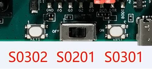 xPico 600 EVB Power Switch & Buttons
